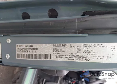 2024 Jeep Wrangler 2-Door Sport 4X4 из США, поврежденный, VIN 1C4PJXAN1RW135481